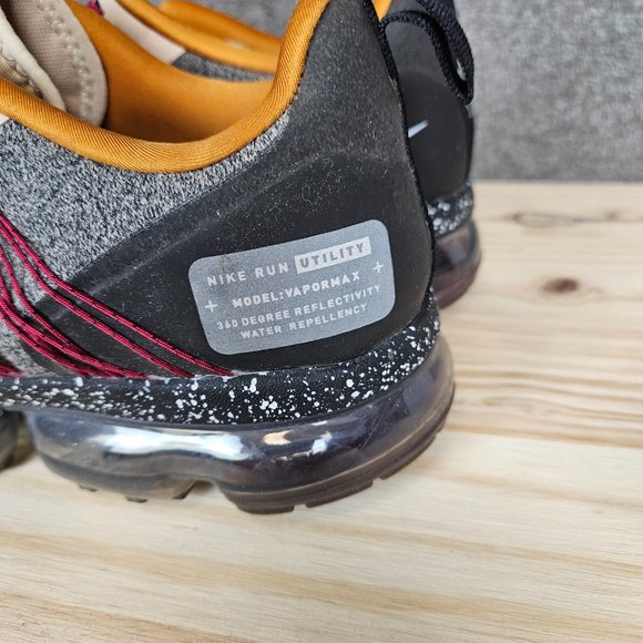 Nike Air Vapormax Run Utility Men's Sz 10.5 Desert Ore Reflect Silver AQ… - Picture 9 of 16